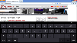 Standard keyboard layout