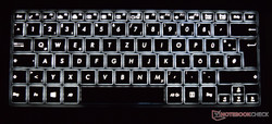 Backlight keyboard of the Asus Transformer 3 Pro