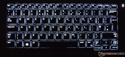 Dell Latitude 12 E5270: backlit keyboard