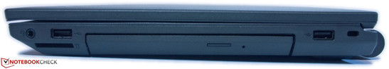 Lenovo ThinkPad L440 - interfaces on the right