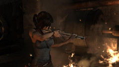 Lara and an automatic rifle? Does that fit? Lara and an automatic rifle? Does that fit?