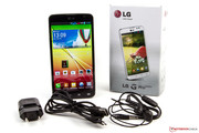 The accessories included for LG's G Pro Lite Dual.