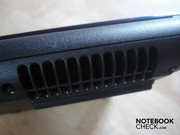 Fan outlet of the graphics card on the rear Fan outlet of the graphics card on the rear