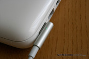 As with the previous model, it comes with the most recent MagSafe plug.