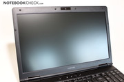 The matt display is bright enough and the viewing angles and the contrast are not that good. The matt display is bright enough and the viewing angles and the contrast are not that good.