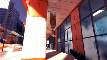 PhysX on – numerous material surfaces decorate the world of Mirror's Edge