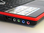 ...particularly the USB ports, which are positioned quite close to the front on both sides. ...particularly the USB ports, which are positioned quite close to the front on both sides.