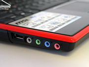 ...particularly the USB ports, which are positioned quite close to the front on both sides.