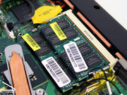 Although the notebook is supplied with a total of 4096MB of RAM, its 32-bit operating system means that only about 3GB are available for use. Although the notebook is supplied with a total of 4096MB of RAM, its 32-bit operating system means that only about 3GB are available for use.