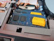 The other DDR3 RAM banks are found on the motherboard's opposite side.