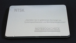 The "Notebookcheck Tester's Survival Kit". Unfortunately not available everywhere.