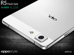 Oppo announces flash sale for Oppo R5 for 240 Euros