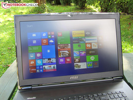 MSI GT72 outdoors