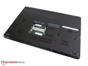 The DDR3 RAM banks are easy to access.