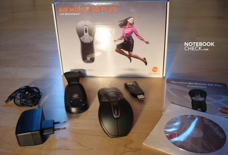 Gyration Air Mouse Go Plus' scope of delivery Gyration Air Mouse Go Plus' scope of delivery
