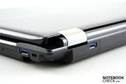 It is still quite unusual to see two USB 3.0 ports on a laptop. It is still quite unusual to see two USB 3.0 ports on a laptop.