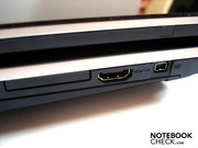 An ExpressCard slot, a HDMI-in and Firewire port finish it.