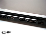 Followed by a USB 2.0, eSATA USB, HDMI and VGA Followed by a USB 2.0, eSATA USB, HDMI and VGA