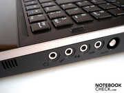 The antenna connection is intended for the optional TV card. The antenna connection is intended for the optional TV card.