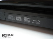 BluRay combo drive on the right