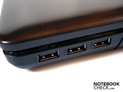 In return, no one will likely find three USB 2.0 ports on the outer right front area agreeable.
