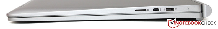 Right side: microSD reader, micro-HDMI, USB 3.0 Type-C/AC power