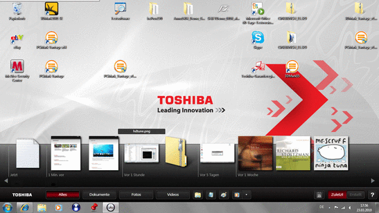 ReelTime shows a history table which gives the user access to files and programs which have recently used. ReelTime shows a history table which gives the user access to files and programs which have recently used.