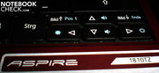 The function key is used in conjunction with the arrow keys for changing screen brightness and volume. The function key is used in conjunction with the arrow keys for changing screen brightness and volume.