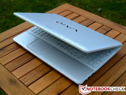This VAIO model has an attractive look ...