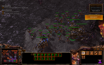 Undemanding games can look relatively smooth, but twitch-based games like Starcraft 2 will suffer from cursor latency. The lag becomes much worse if two displays are active simultaneously
