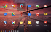 The "desktop" is merely a set of icons, akin to smartphone home screens