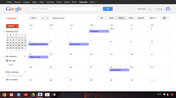 Calender and contacts will sync automatically