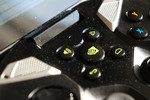The standard Android Home and Back buttons with Nvidia mutimedia additions