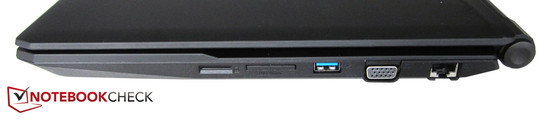 Right side: SIM card slot, card reader, USB 3.0, VGA, RJ45-LAN