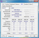 System information CPUZ RAM SPD