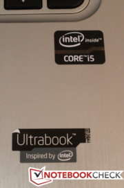 Sticker reveals: Intel Inside.