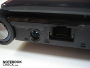 Power supply and RJ-45 Gigabit LAN on the left side Power supply and RJ-45 Gigabit LAN on the left side