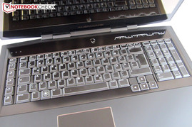keyboard, unlit