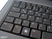 The single keys have a good size. The single keys have a good size.