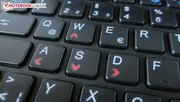 The WASD-keys are specially marked. The WASD-keys are specially marked.