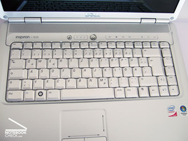 Keyboard of the Dell Inspiron 1525