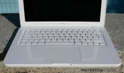 The keyboard layout is the same as the MacBook Pro models and the desktop keyboard.