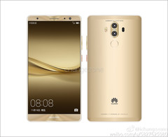Gold is just one of six available color options for the Huawei Mate 9.