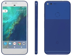 The blue Pixel XL might be a Verizon exclusive. Today it will be officially unveiled.