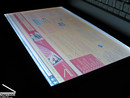 Toshiba Portégé R500 Blickwinkelstabilität Toshiba Portégé R500 Blickwinkelstabilität