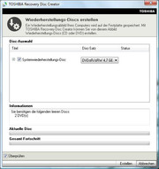 Recovery DVDs for the pre-installed Windows Vista Business 32-bit are not included, these must be created personally. Recovery DVDs for the pre-installed Windows Vista Business 32-bit are not included, these must be created personally.
