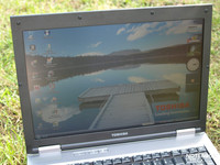 Toshiba Tecra M10 in outdoor use Toshiba Tecra M10 in outdoor use