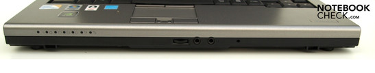Front side: Status-LEDs, volume controller, Headphone socket, Microphone socket, Microphone Front side: Status-LEDs, volume controller, Headphone socket, Microphone socket, Microphone