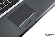 The touchpad has a good size and is pleasantly smooth. The touchpad has a good size and is pleasantly smooth.
