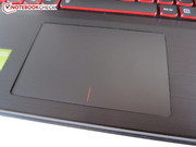 The extremely wobbly touchpad is one of the Y510p's biggest shortcomings.